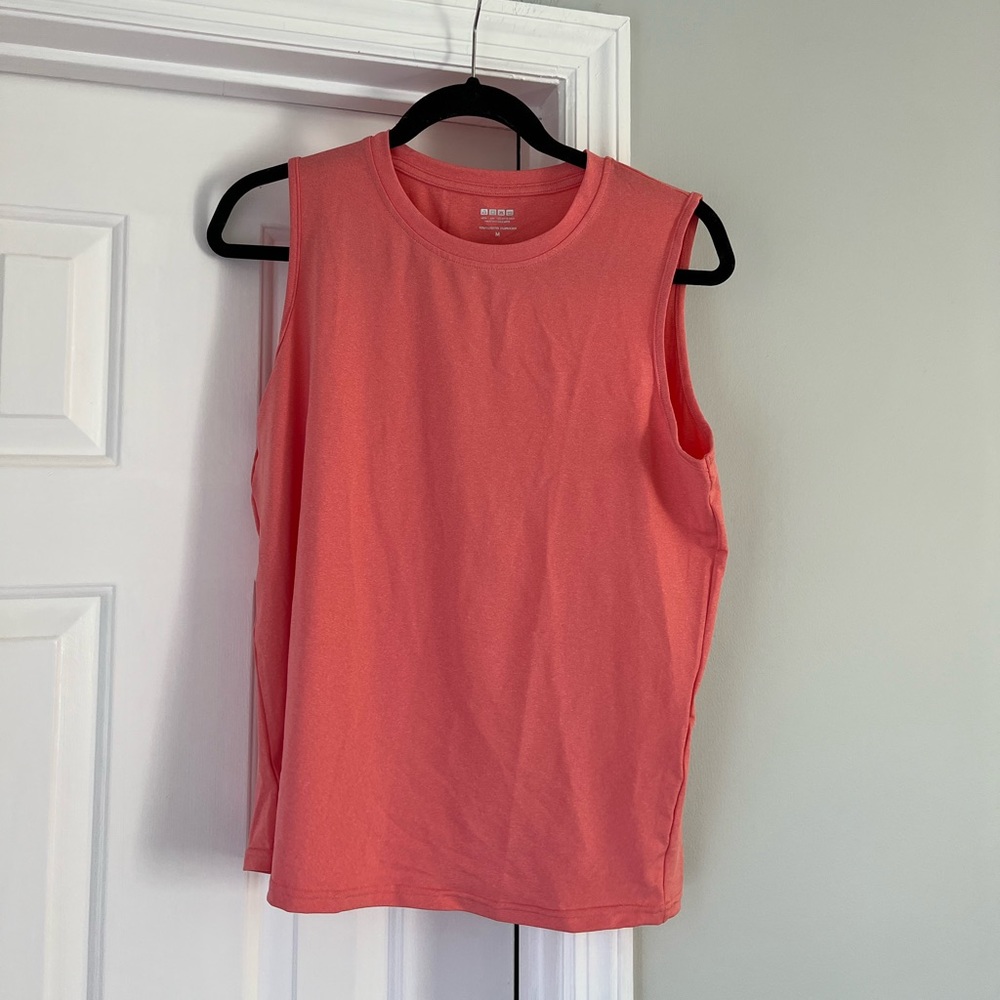 Pink workout top
